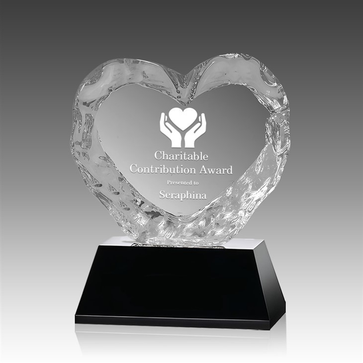 Crystal Fluid-Fractured Heart Iceberg Awards