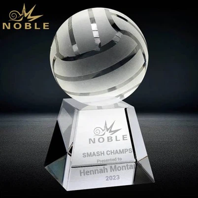 Kristályröplabda trófea